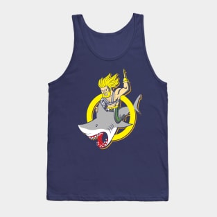 Shark Rider 90s Tank Top